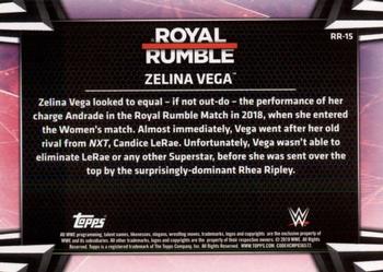 2019 Topps WWE Women's Division - Royal Rumble #RR-15 Zelina Vega Back