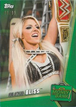 2019 Topps WWE Money in the Bank - Green #3 Alexa Bliss Front