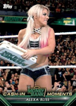 2019 Topps WWE Money in the Bank - Cash-In Moments #CM-11 Alexa Bliss Front