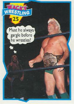 1993 Topps Wacky Wrestling #25 Ric Flair / Michael Hayes Front