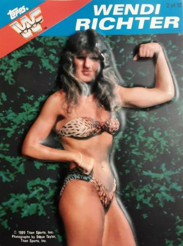 1985 Topps WWF 3-D #2 Wendi Richter Front