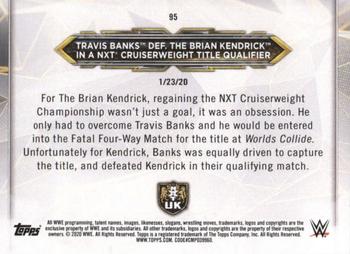 2020 Topps WWE NXT #95 Travis Banks / Brian Kendrick Back