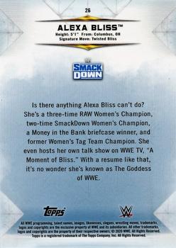 2020 Topps WWE Undisputed #26 Alexa Bliss Back