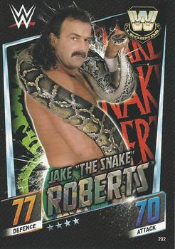 2015 Topps Slam Attax WWE: Then Now & Forever #202 Jake Roberts Front