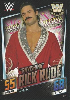 2015 Topps Slam Attax WWE: Then Now & Forever #211 Rick Rude Front