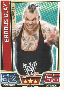 2013 Topps Slam Attax Superstars #56 Brodus Clay Front
