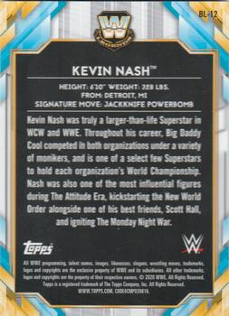 2020 Topps Chrome WWE - Big Legends #BL-12 Kevin Nash Back