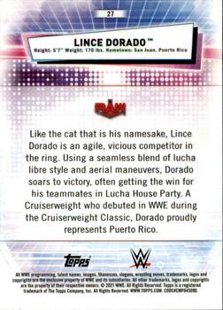 2021 Topps Chrome WWE #27 Lince Dorado Back