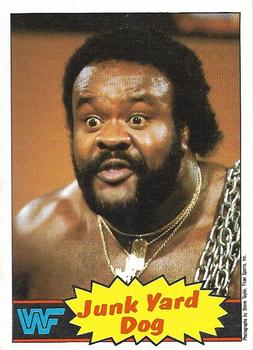 1986 Scanlens WWF Pro Wrestler #4 Junkyard Dog Front