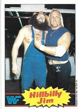 1986 Scanlens WWF Pro Wrestler #15 Hillbilly Jim Front