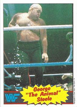 1986 Scanlens WWF Pro Wrestler #21 George 