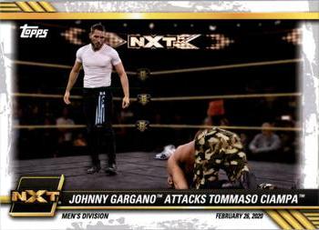 2021 Topps WWE NXT #5 Johnny Gargano Attacks Tommaso Ciampa Front