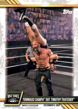 2021 Topps WWE NXT #91 Tommaso Ciampa def. Timothy Thatcher Front