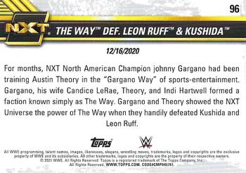 2021 Topps WWE NXT #96 The Way def. Leon Ruff & Kushida Back