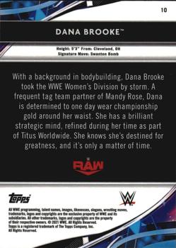 2021 Topps Finest WWE #10 Dana Brooke Back