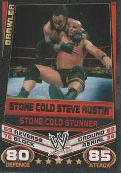 2012 Topps Slam Attax WWE: Rebellion #40 Stone Cold Steve Austin Front