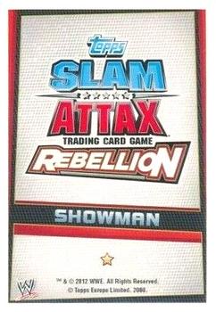 2012 Topps Slam Attax WWE: Rebellion #87 John Laurinaitis Back