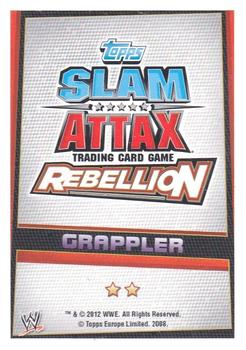 2012 Topps Slam Attax WWE: Rebellion #113 Rosa Mendes Back