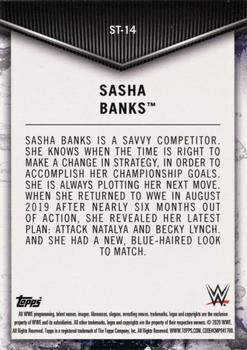 2020 Topps WWE Women's Division - Superstar Transformations #ST-14 Sasha Banks Back