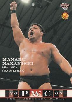 2005 BBM Pro Wrestling #25 Manabu Nakanishi Front