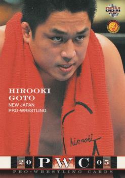 2005 BBM Pro Wrestling #34 Hirooki Goto Front
