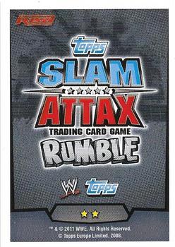 2011 Topps Slam Attax WWE Rumble #83 Ricardo Rodriguez Back