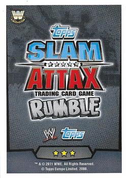 2011 Topps Slam Attax WWE Rumble #152 Junkyard Dog Back