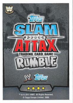2011 Topps Slam Attax WWE Rumble #161 Mr. Perfect Curt Hennig Back