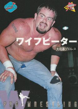 2000 BBM Pro Wrestling #148 Wifebeater Front