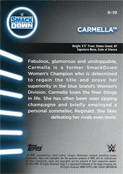 2021 Topps WWE Women's Division - Roster #R-19 Carmella Back