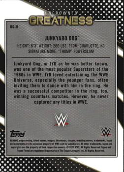 2021 Topps Finest WWE - Uncrowned Greatness #UG-8 Junkyard Dog Back