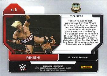 2022 Panini Prizm WWE - Silver #5 Rikishi Back