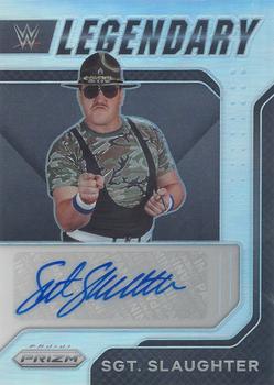2022 Panini Prizm WWE - Legendary Signatures Silver #LS-SLT Sgt. Slaughter Front
