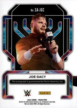 2022 Panini Prizm WWE - Superstar Autographs #SA-JGC Joe Gacy Back