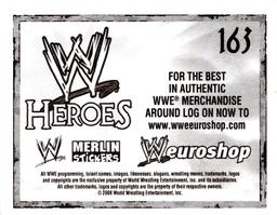 2008 Merlin WWE Heroes Stickers #163 Chris Jericho Back