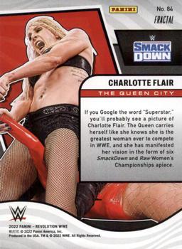 2022 Panini Revolution WWE - Fractal #84 Charlotte Flair Back