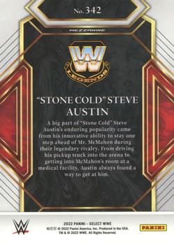 2022 Panini Select WWE #342 Stone Cold Steve Austin Back