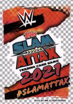 2021 Topps Chrome Slam Attax WWE #45 Jey Uso Back