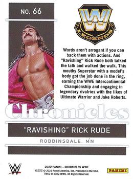 2022 Panini Chronicles WWE #66 Ravishing Rick Rude Back