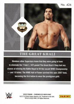2022 Panini Chronicles WWE #426 The Great Khali Back