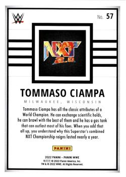 2022 Panini WWE #57 Tommaso Ciampa Back