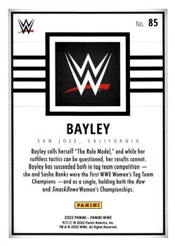 2022 Panini WWE #85 Bayley Back