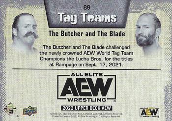 2022 Upper Deck AEW - Pyro #89 The Butcher / The Blade Back