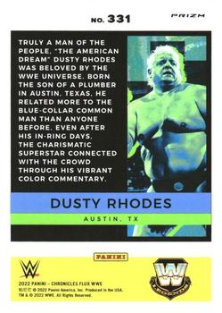 2022 Panini Chronicles WWE - Silver #331 Dusty Rhodes Back