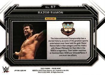 2023 Panini Prizm WWE - Green #67 Razor Ramon Back