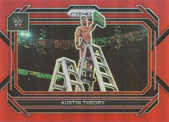 2023 Panini Prizm WWE - Red #96 Austin Theory Front