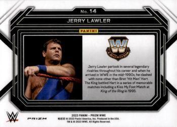 2023 Panini Prizm WWE - Under Card #14 Jerry Lawler Back