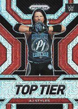 2023 Panini Prizm WWE - Top Tier Prizms Mojo #27 AJ Styles Front