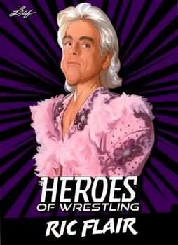 2023 Leaf Heroes of Wrestling - Purple #B-7 Ric Flair Front