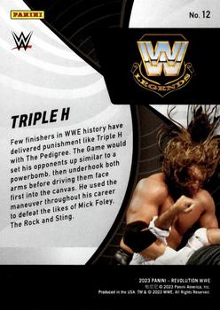 2023 Panini Revolution WWE - Revolutionary Finishers #12 Triple H Back